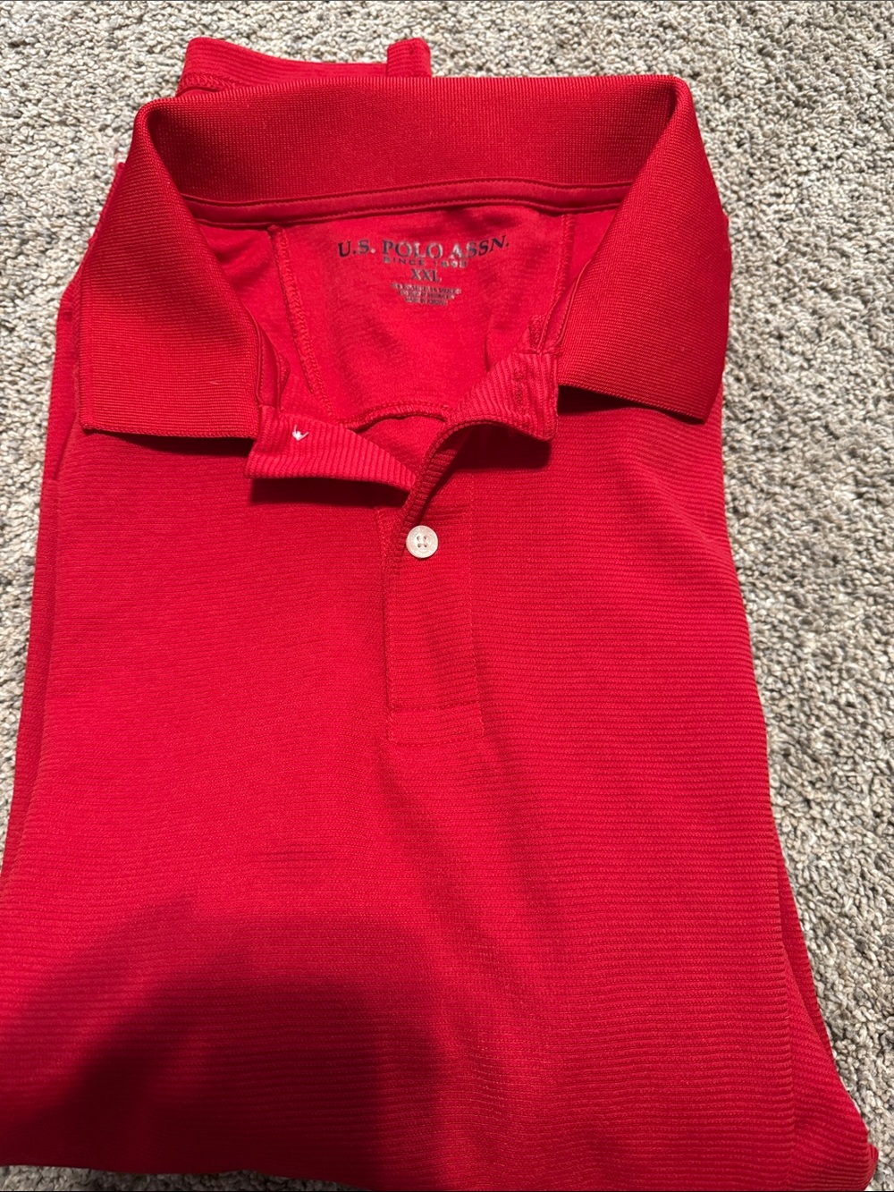 U.S. Polo Assn. Men’s Red Polo Shirt